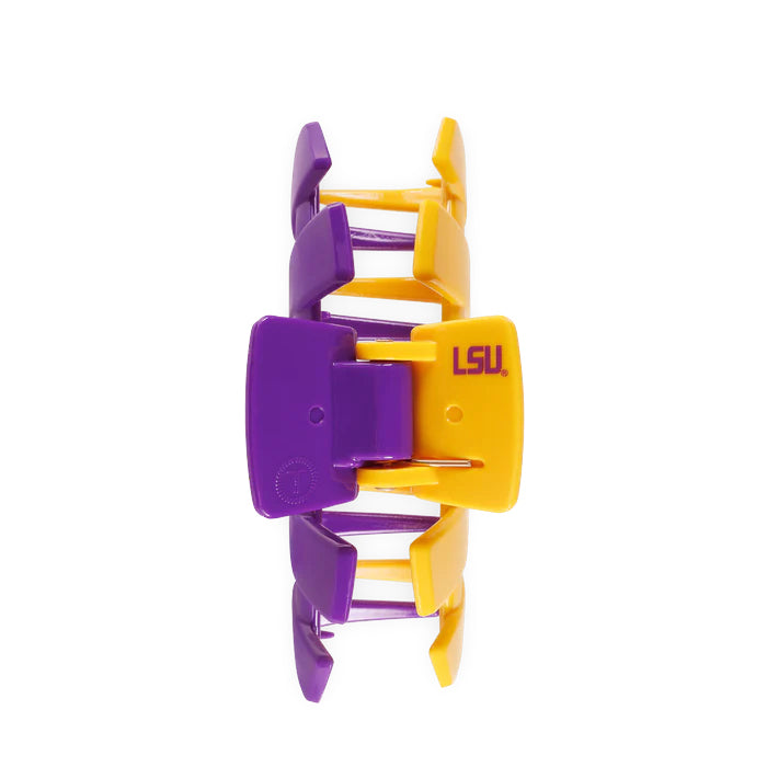 LSU Tigers Teleties Two-Tone Claw Hair Clip