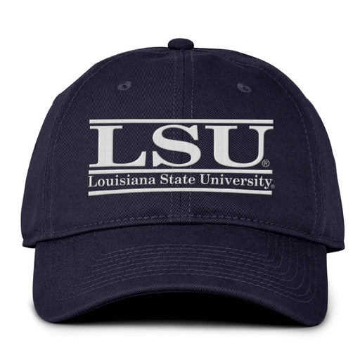 LSU Tigers The Game Classic 3 Bar Adjustable Strap Hat - Navy