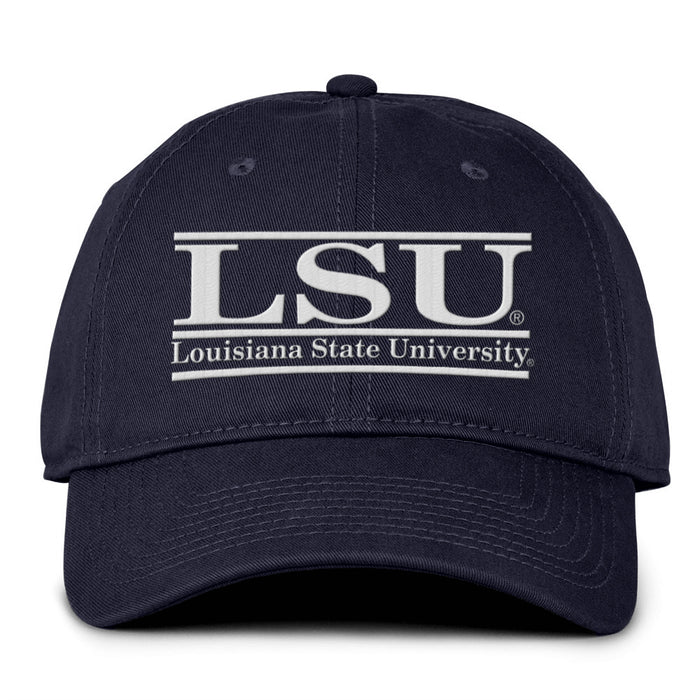 LSU Tigers The Game Classic 3 Bar Adjustable Strap Hat - Navy