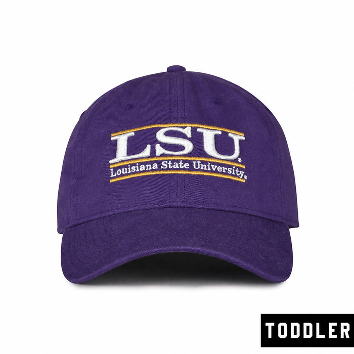 LSU Tigers The Game Classic 3 Bar Toddler Contrast Stitch Hat - Purple