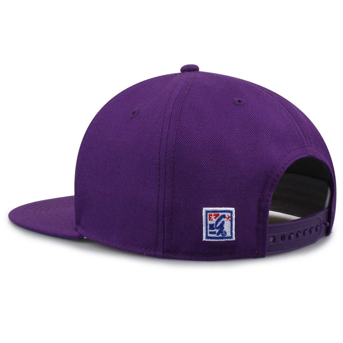 LSU Tigers The Game Retro Circle 86er High Profile Snapback Hat - Purple
