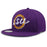 LSU Tigers The Game Retro Circle 86er High Profile Snapback Hat - Purple