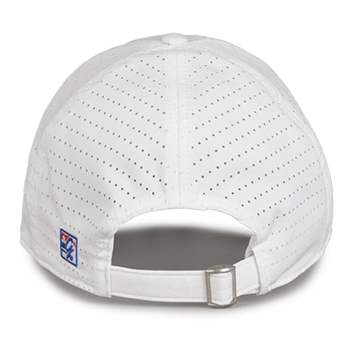 LSU Tigers The Game Retro Circle GameChanger Lightweight Perforated Performance Hat - White