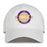 LSU Tigers The Game Retro Circle GameChanger Lightweight Perforated Performance Hat - White