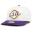 LSU Tigers The Game Retro Circle Two-Tone 5-Panel Snapback Hat - Ivory / Purple