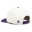 LSU Tigers The Game The Bar Two-Tone 5-Panel Snapback Hat - Ivory / Purple