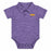 LSU Tigers Two Feet Ahead Infant Spacedye Performance Creeper Polo Onesie - Purple