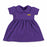 LSU Tigers Two Feet Ahead Kids Peter Pan Polka Dot Dress - Purple