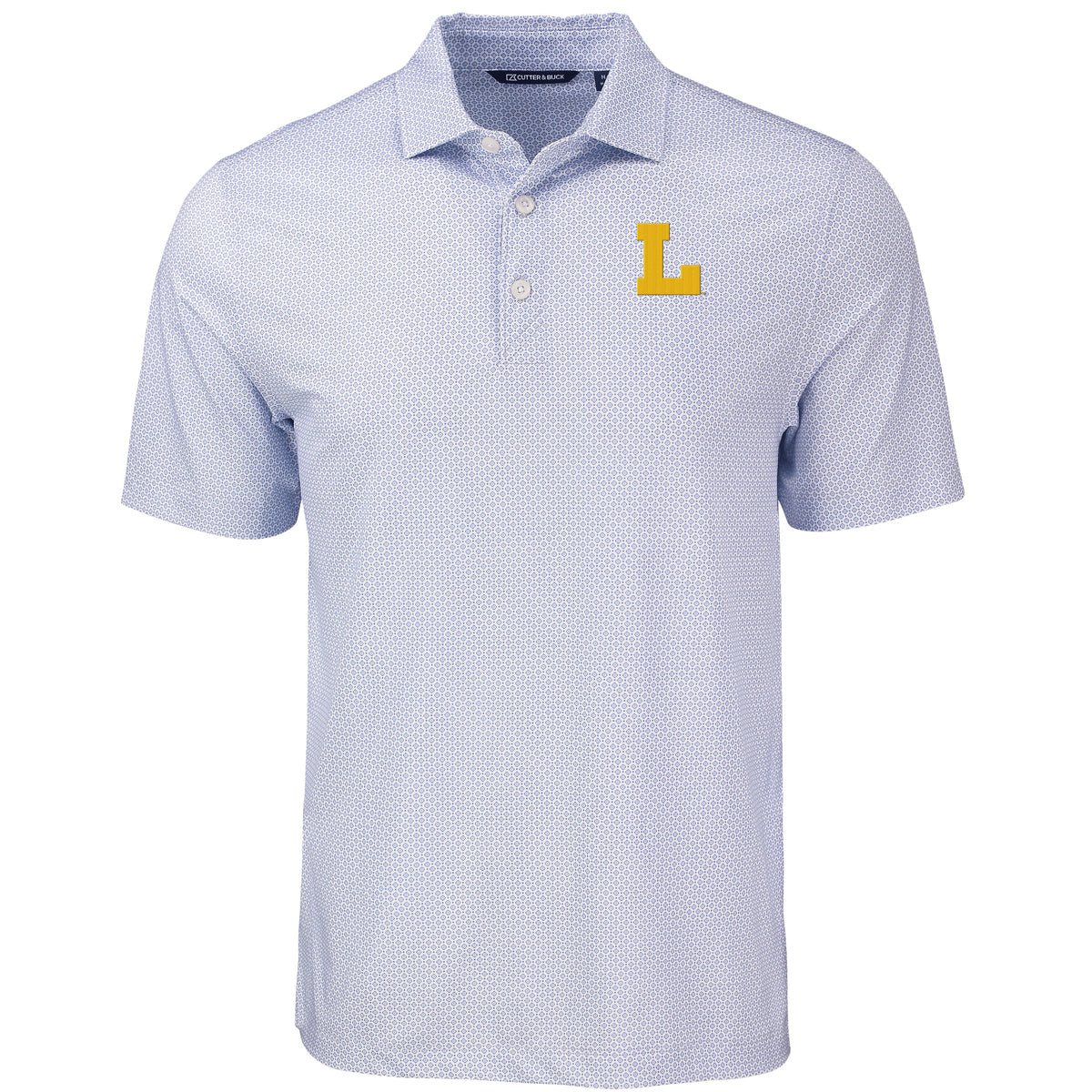 LSU Tigers Cutter & Buck Vault L Pike Eco Diamond Dot Print