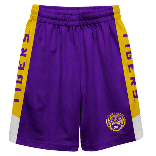 LSU Tigers Vive La Fete Kid's Gameday Sublimated Pocket Shorts