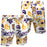 LSU Tigers Wes & Willy College Vault Throwback Floral Tech Swim Short - White
