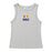 LSU Tigers Where I'm From I Love Mike Women's High Neck Ribbed Tank - Light Grey