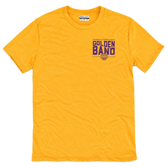 LSU Tigers Where I'm From Tiger Band Golden Band Tri-Blend T-Shirt - Gold