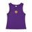 LSU Tigers Where I'm From Tiger Head Women's High Neck Ribbed Tank - Purple