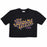 LSU Tigers Where I'm From Tigers Script Tri-Blend Crop T-Shirt - Black
