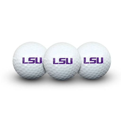 LSU Tigers Wincraft Team Golf 3-Pack Golf Balls