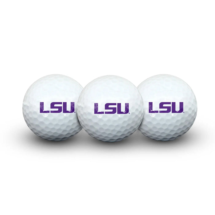 LSU Tigers Wincraft Team Golf 3-Pack Golf Balls