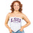 LSU Tigers ZooZatZ Arch Tigers Tie Back Bandeau Top - White