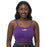 LSU Tigers ZooZatZ Primary Embroidered Ribbed Cami Tank - Purple