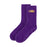 LSU Tigers ZooZatz Fuzzy Gripper Socks - Purple
