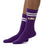 LSU Tigers ZooZatz Plush Victory Stripe Sock - Purple
