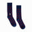 Louisiana Bonfolk Woven Crawfish Socks - Navy