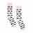 Louisiana Bonfolk Woven Gator Socks - Pink