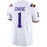LSU Tigers Nike #1 Ja'Marr Chase Team Replica Football Jersey – White