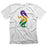 Southern Made Mardi Gras Louisiana Pelican Icon T-Shirt - White