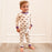 Southern Slumber Purple Tiger 2-Piece Bamboo Pajama Set - Natural
