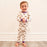 Southern Slumber Purple Tiger 2-Piece Bamboo Pajama Set - Natural
