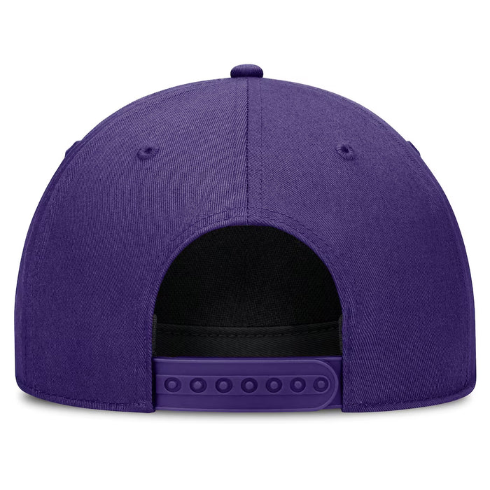 LSU Tigers Nike Beanie Mike Louisiana 5-Panel Rise Rope Hat - Purple