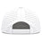 Bengals & Bandits Est Patch Perforated Structured Flat Brim 5 Panel Rope Hat - White / Black & White Rope