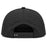 Bengals & Bandits LA Patch Perforated Structured Flat Brim 5 Panel Rope Hat - Black / Black & White Rope