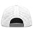 Bengals & Bandits Logo Patch Perforated Structured Two-Tone Flat Brim 5 Panel Rope Hat - White / Grey