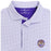 LSU Tigers Horn Legend Round Vault Lisbon Performance Stretch Polo - White / Lavender / Purple