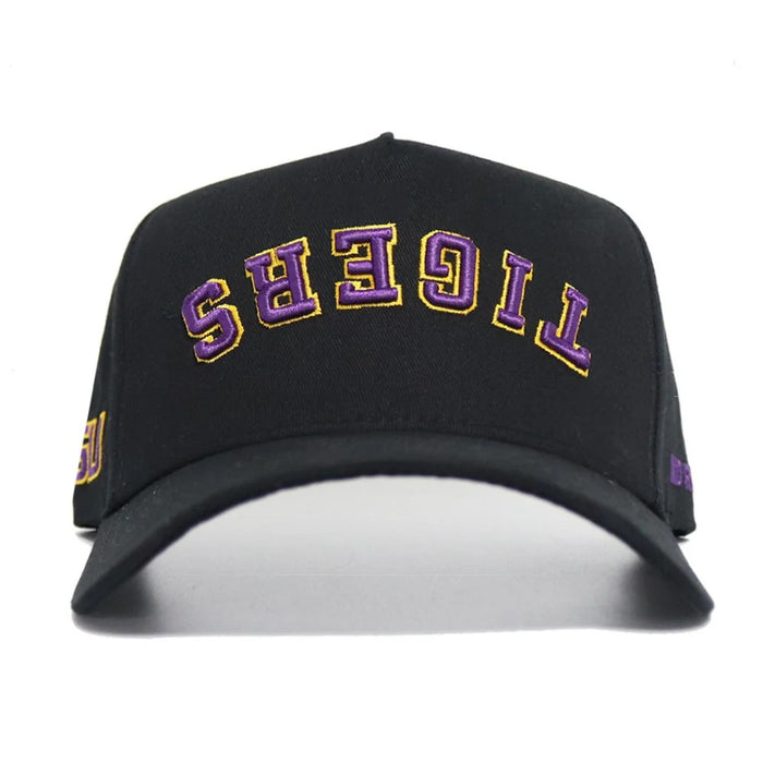 LSU Tigers No Rivals Upside Down Tigers Adjustable Hat - Black