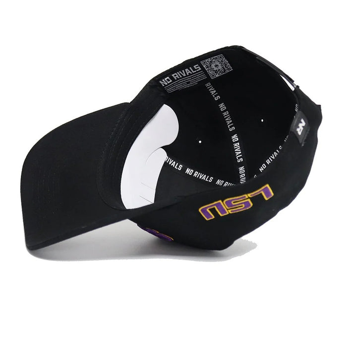 LSU Tigers No Rivals Upside Down Tigers Adjustable Hat - Black