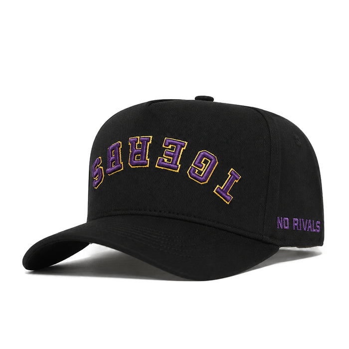LSU Tigers No Rivals Upside Down Tigers Adjustable Hat - Black