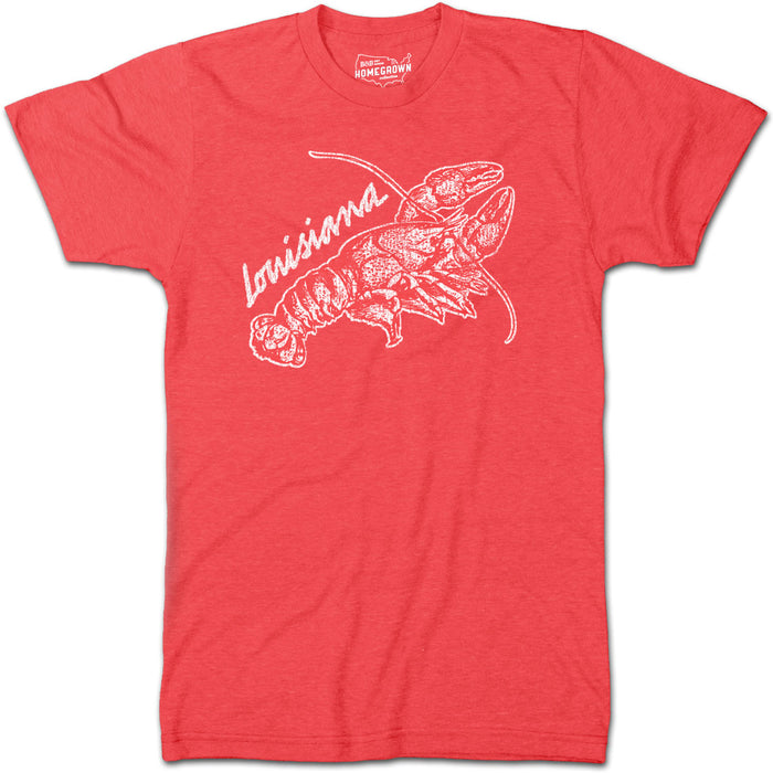 B&B Dry Goods Homegrown Louisiana Crawfish T-Shirt - Red — Bengals