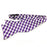 B&B Dry Goods Proper Gingham Woven Hand Tied Bow Tie - Purple / White