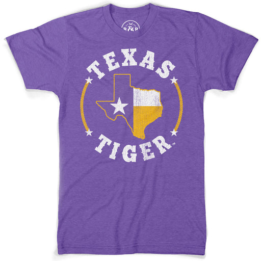 B&B Dry Goods LSU Texas Tigers T-Shirt - Purple