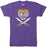 B&B Dry Goods Bengals & Bandits 'Bandit 14' Tri-Blend T-Shirt - Purple