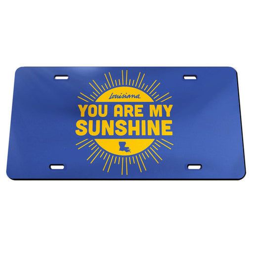 B&B Dry Goods Homegrown You Are My Sunshine License Plate
