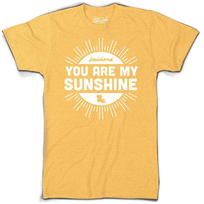 B&B Dry Goods Homegrown Louisiana Sunshine T-Shirt - Vintage Gold