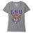 B&B Dry Goods LSU Tigers 78 Tiger Arch V-Neck T-Shirt - Snow Heather Grey