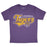 B&B Dry Goods LSU Baseball 78 Tiger Script Youth T-Shirt - Purple