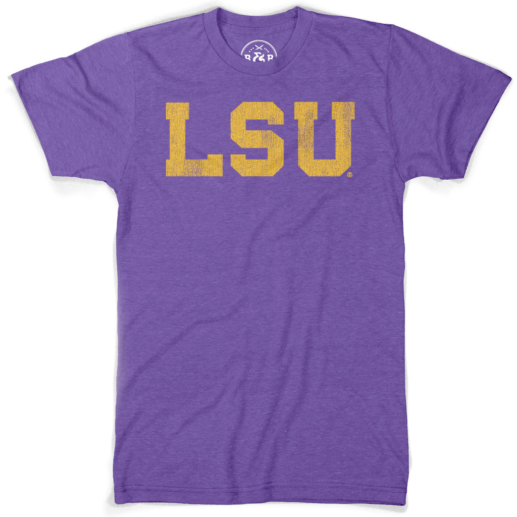 B&B Dry Goods LSU Tigers Athletic Block T-Shirt - Purple — Bengals ...