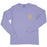 B&B Dry Goods LSU Tigers Interlock Traditions Garment Dyed Long Sleeve Pocket T-Shirt - Violet