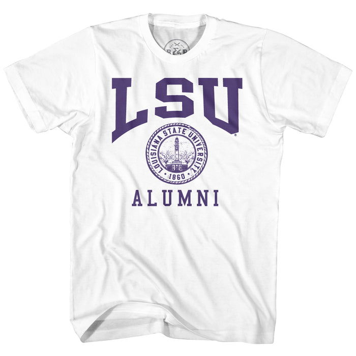 B&B Dry Goods LSU Tigers Alumni Seal T-Shirt - White